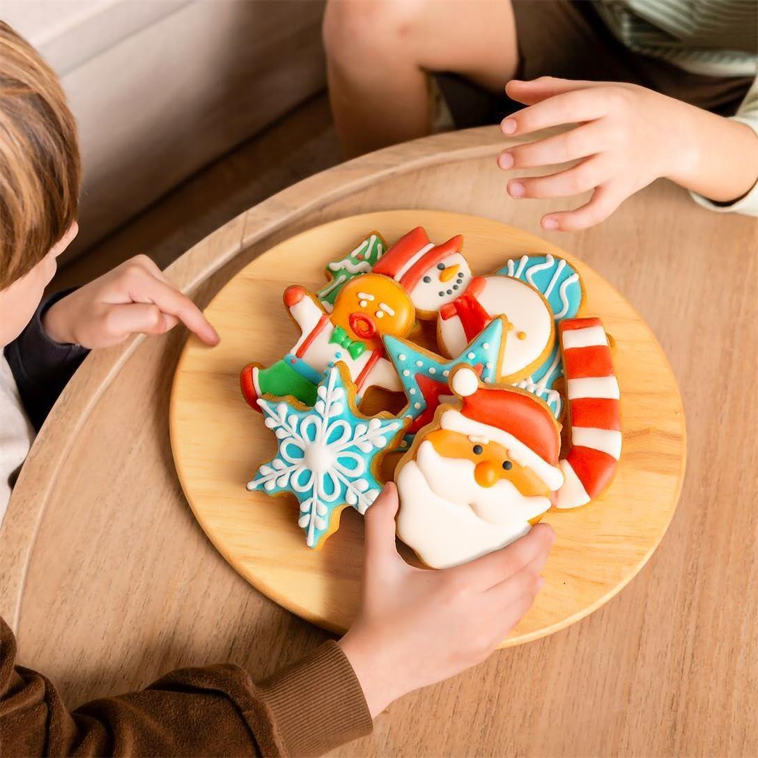 Juego de Cortadores de Galletas de Navidad Wmtidene 9 Piezas