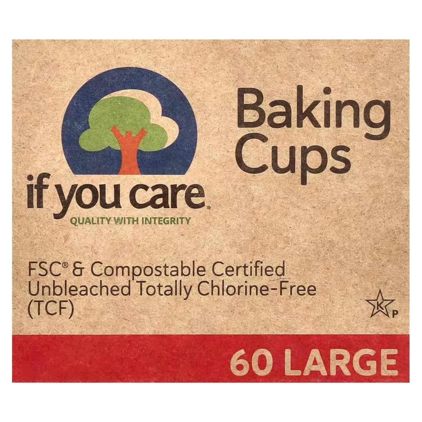 Taza de Hornear Grande Si Te Importa - 60 Unidades Kosher