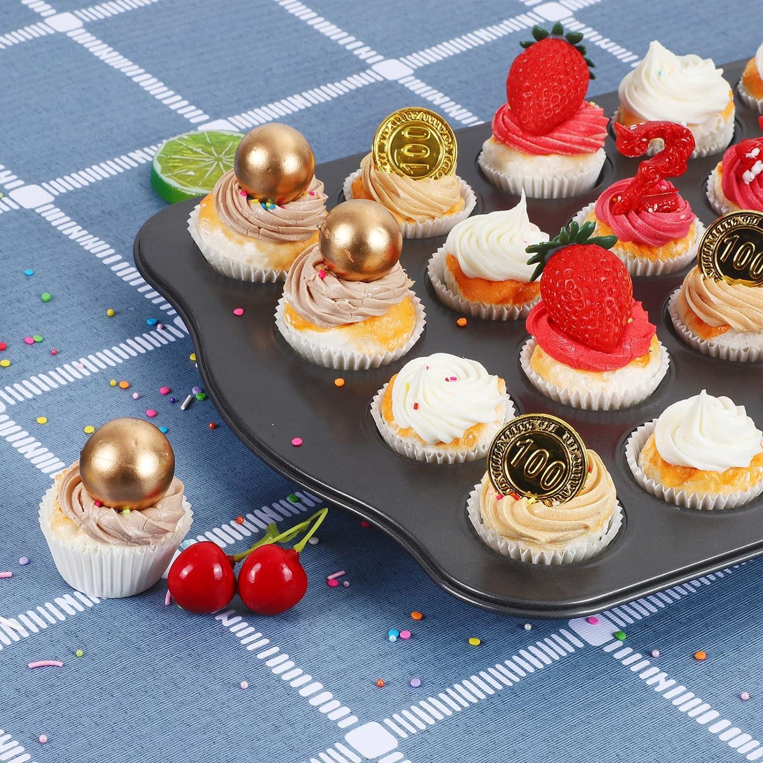 Forros para Mini Cupcakes Caperci 500 Piezas Blancos Antigrasa