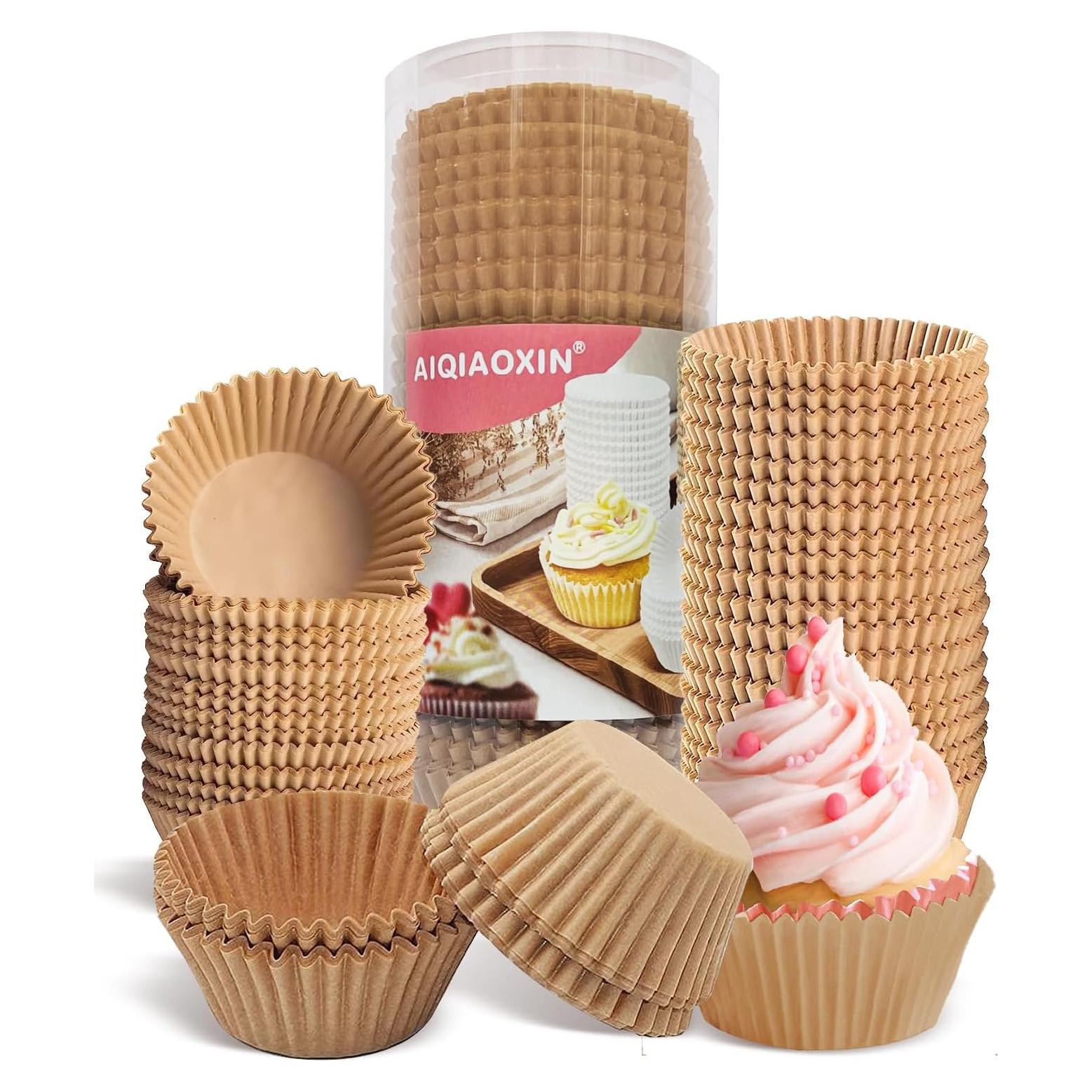 500 Forros de Cupcake Bake Choice - Papel Pergamino Natural