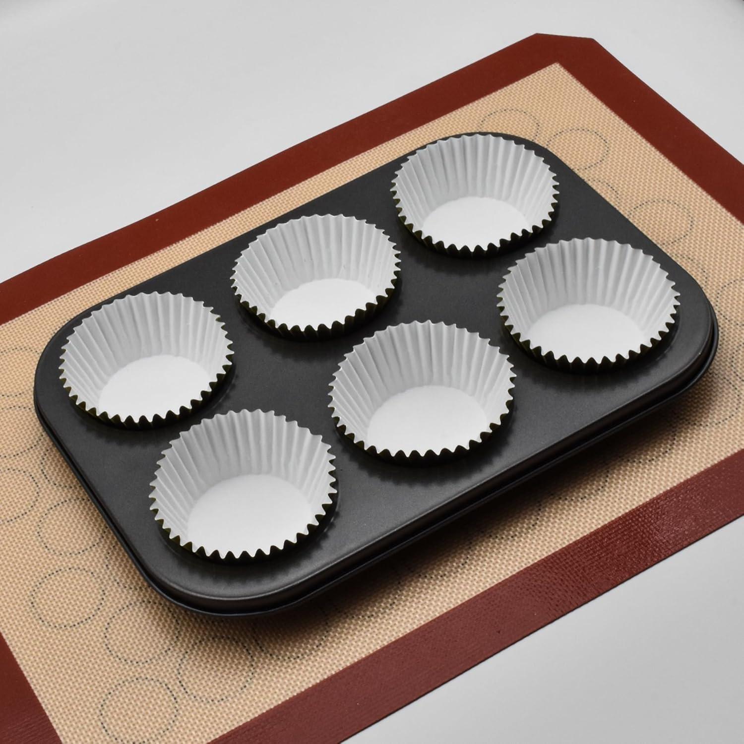 200 Moldes para Cupcake Dorados MODENGKONGJIAN 50mm Desechables