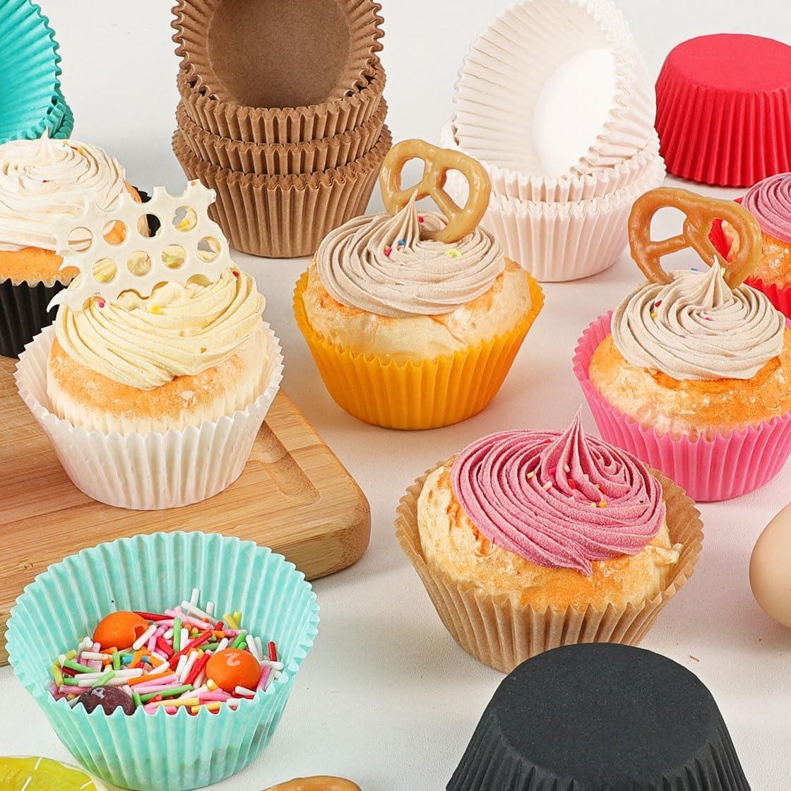 Forros para Cupcake Estándar Caperci 200 Unidades Blancos