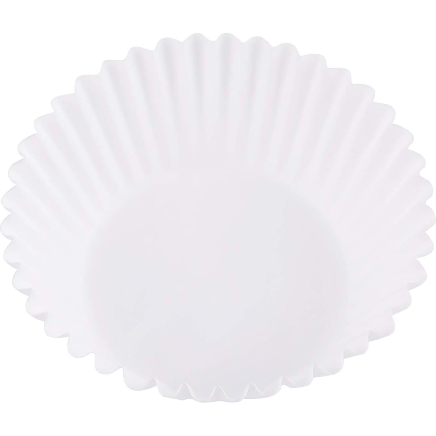 Forros para Cupcakes Tosnail 2000 Piezas Grado Alimenticio Blanco