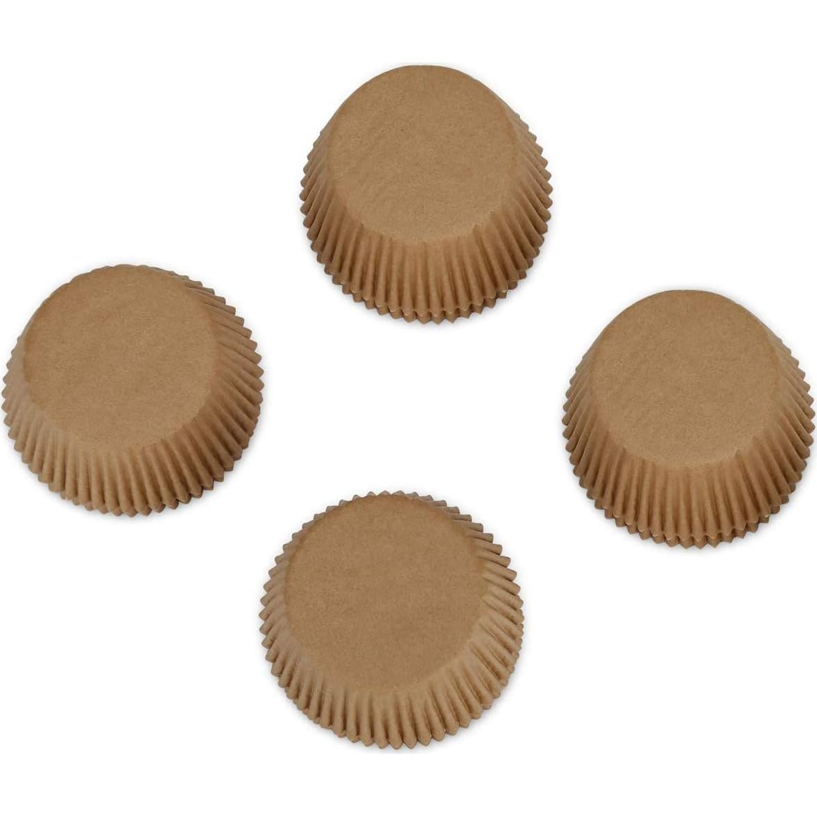 Forros para Cupcakes Estándar GiFBERA 200 Unidades Naturales