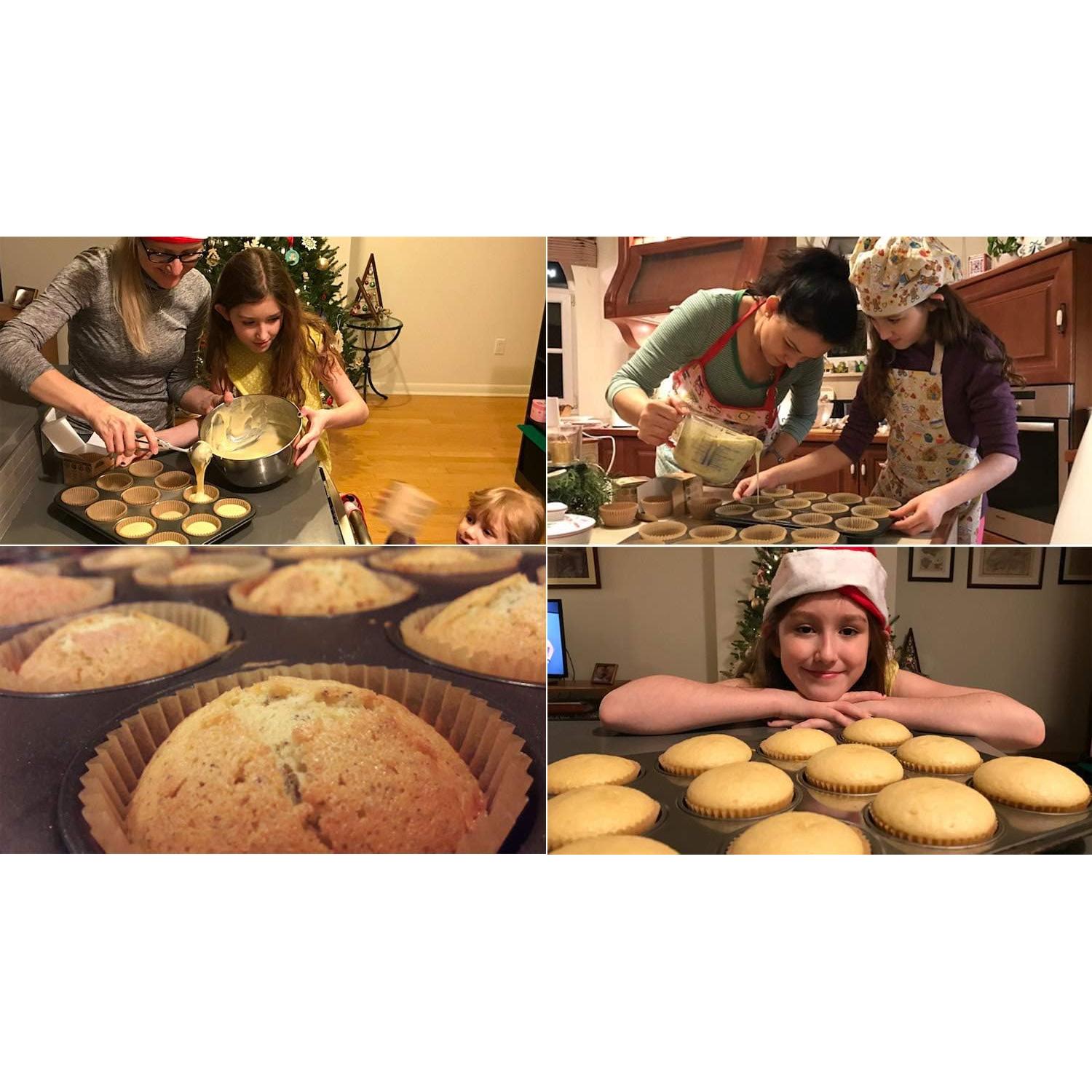 Forros para Cupcakes Estándar GiFBERA 200 Unidades Naturales