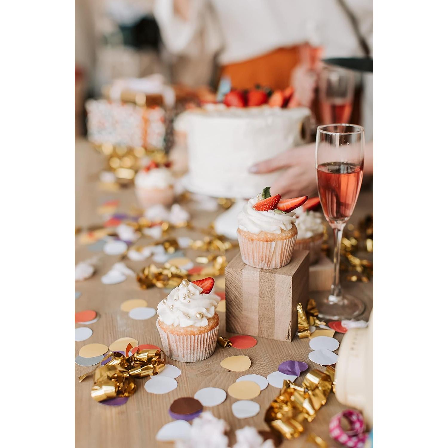 Forros para Cupcakes Green Direct 500 Piezas Blancos Desechables