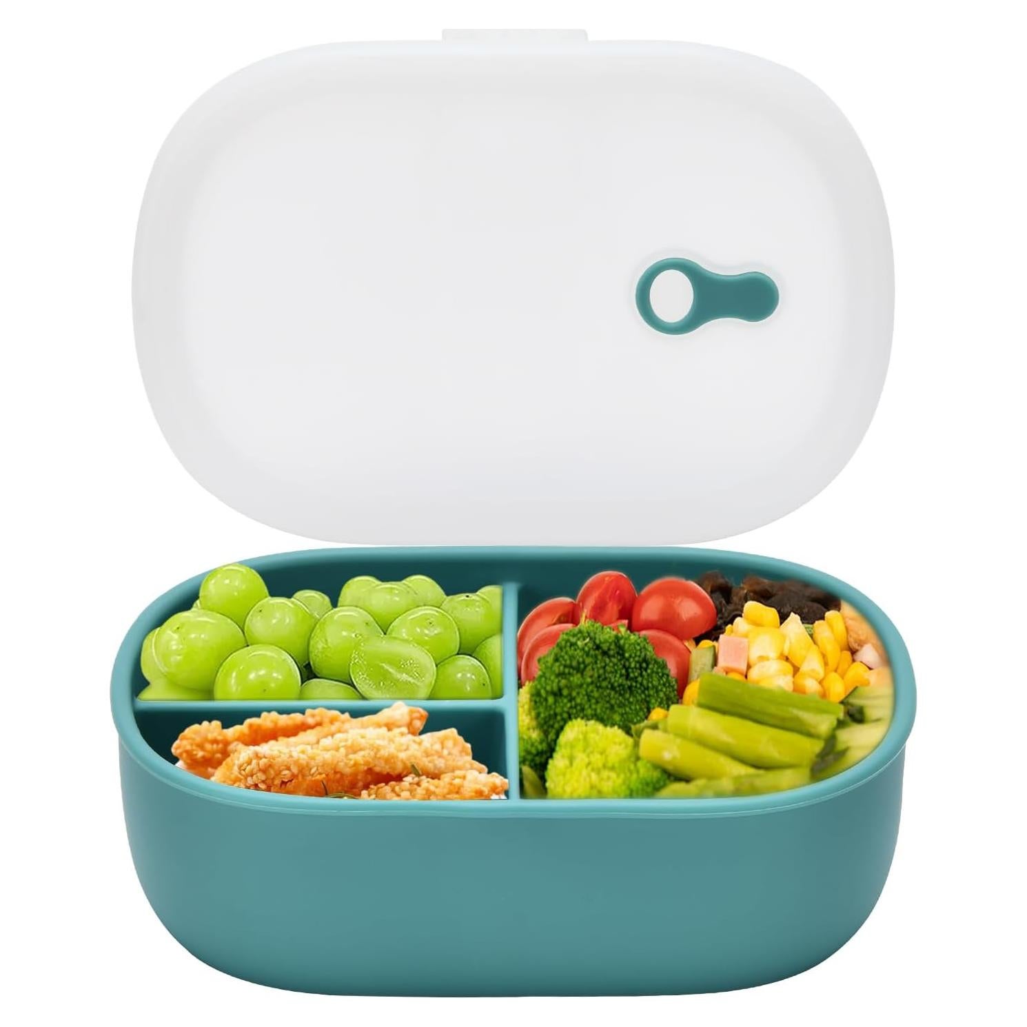Caja Bento Orghcyi de Silicona 3 Compartimentos 0.4 kg