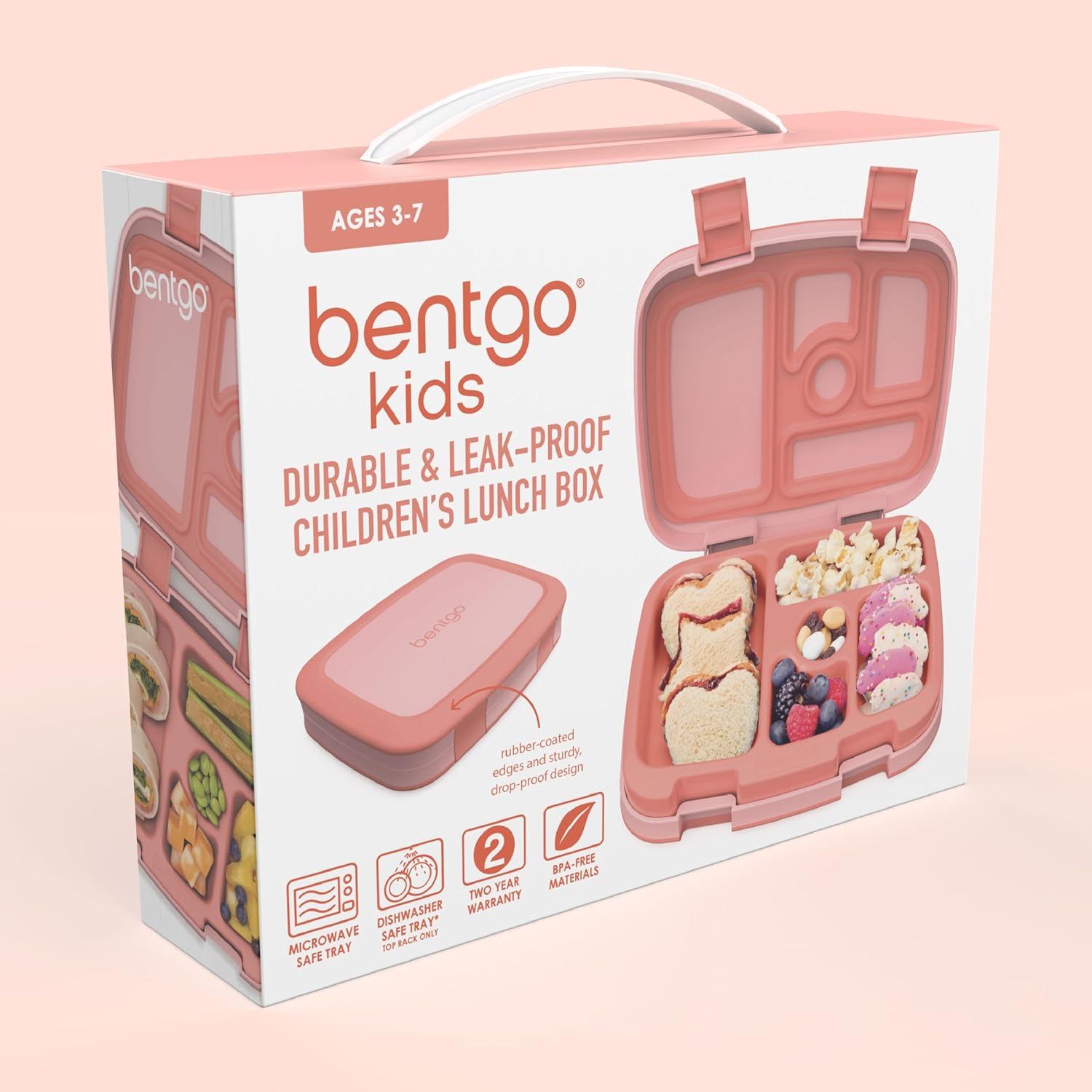 Caja de Almuerzo Bentgo Kids Coral 5 Compartimentos 2.4L