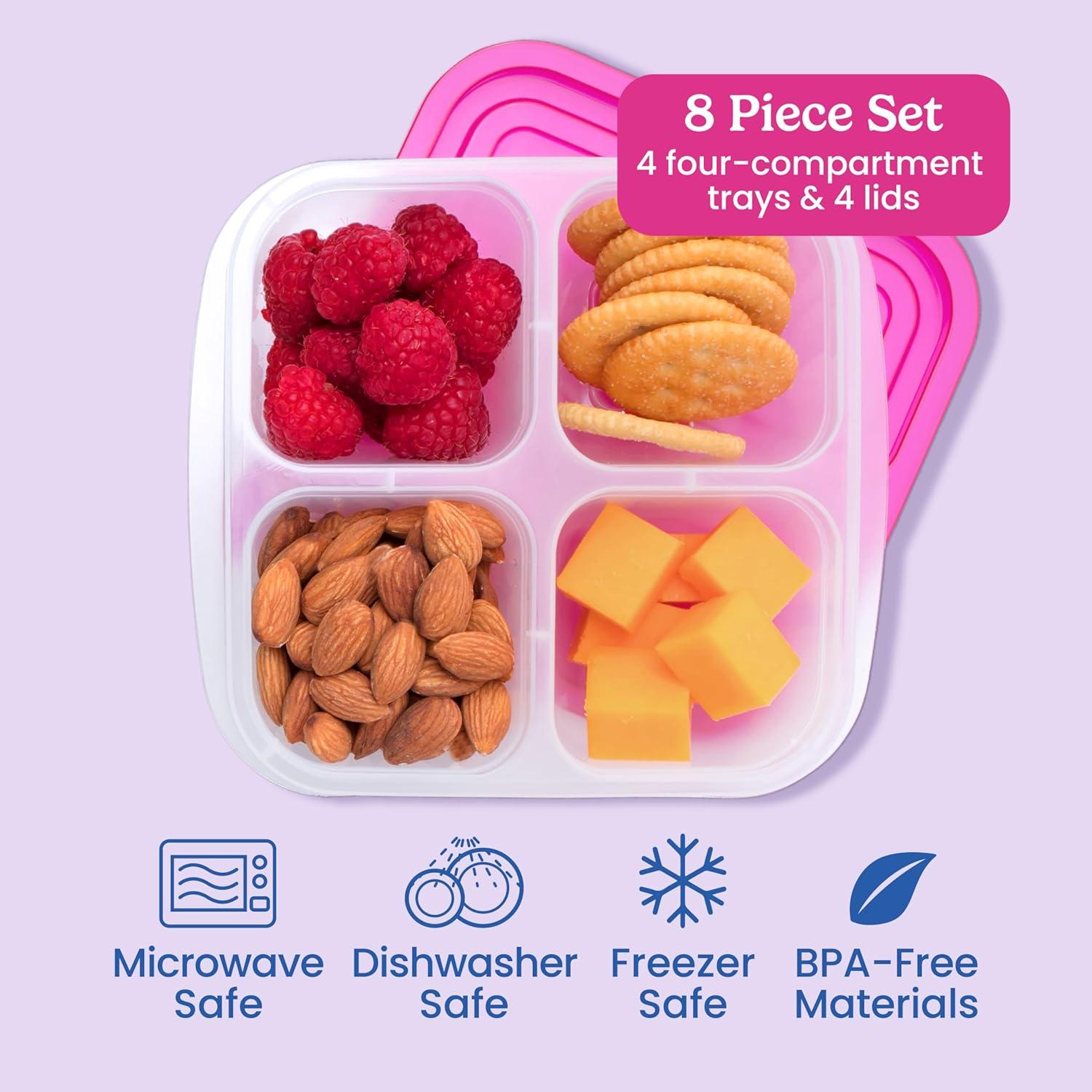 Contenedores de Snack Bentgo Easyboxes - Set de 4 Piezas