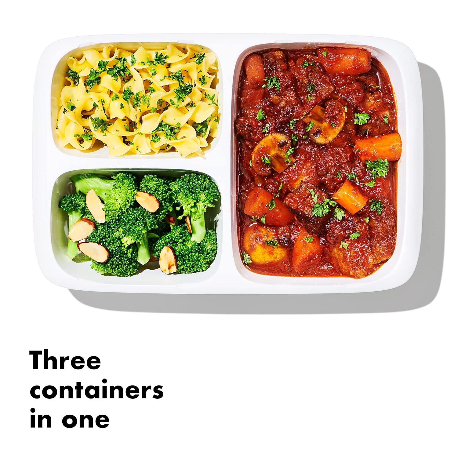 Contenedor Dividido OXO Good Grips 4.1 Tazas Apto Microondas