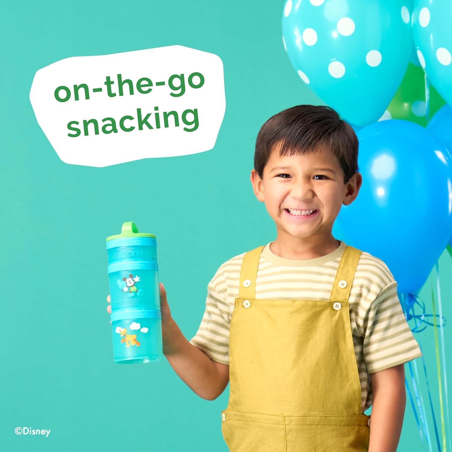 Contenedores Apilables Whiskware Disney Mickey y Pluto - 3 Tazas