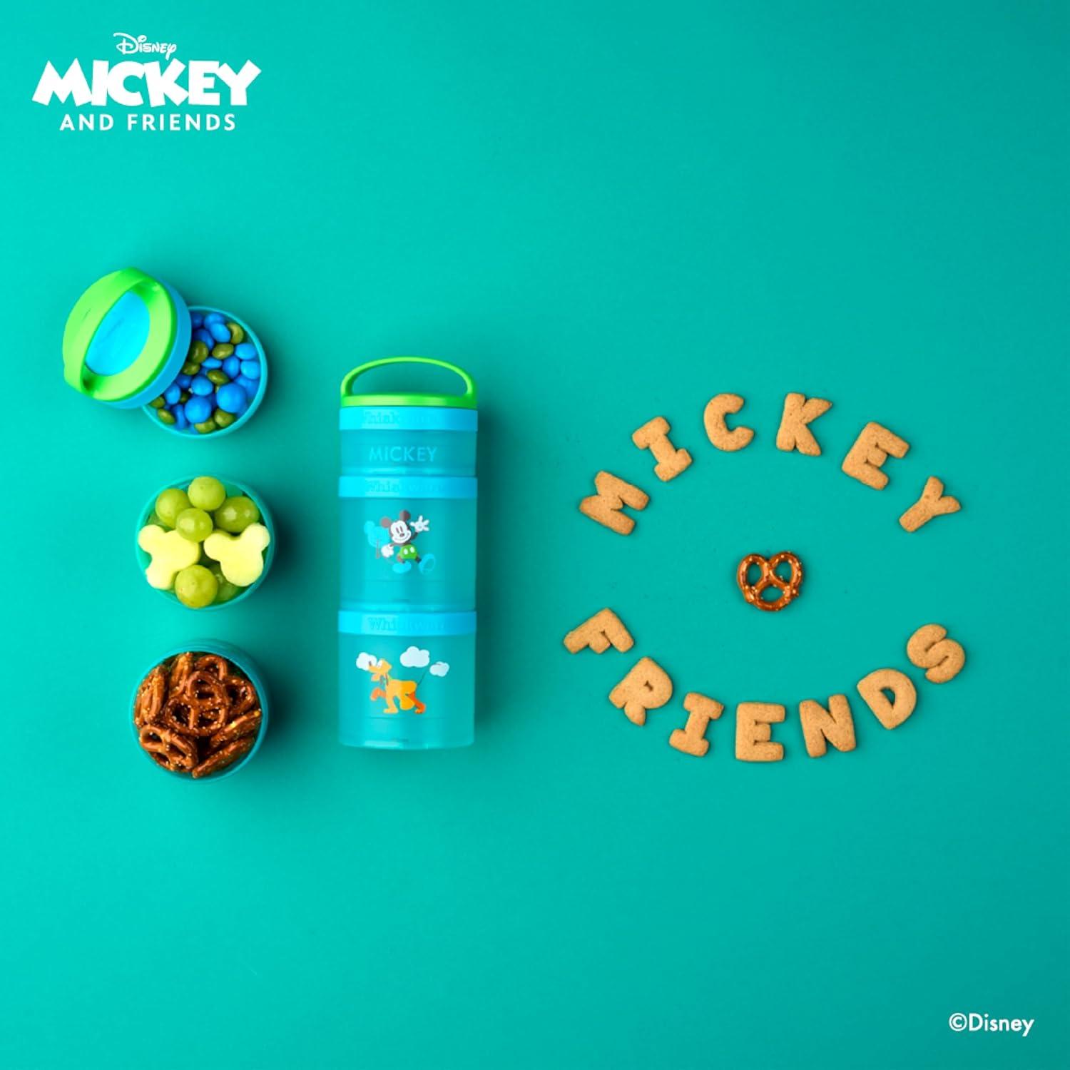 Contenedores Apilables Whiskware Disney Mickey y Pluto - 3 Tazas