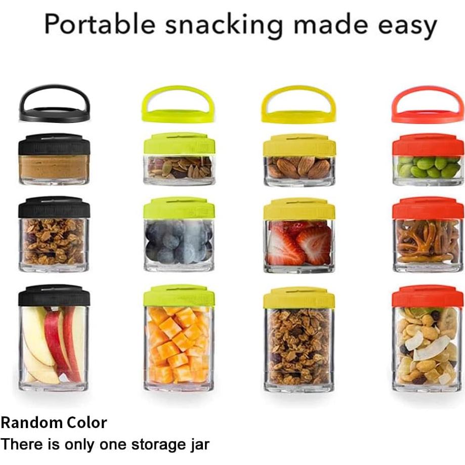 Contenedor de Snacks Apilable Saycker - 4 Tarros Medida 40cc a 150cc