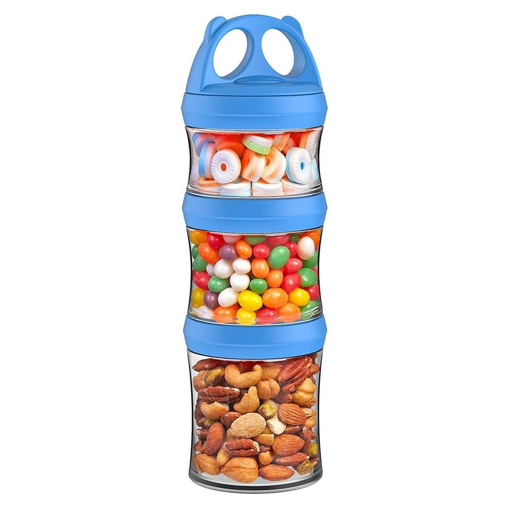 Tarros de Snack Apilables BeneLabel 3 Piezas 793.79ml BPA Free