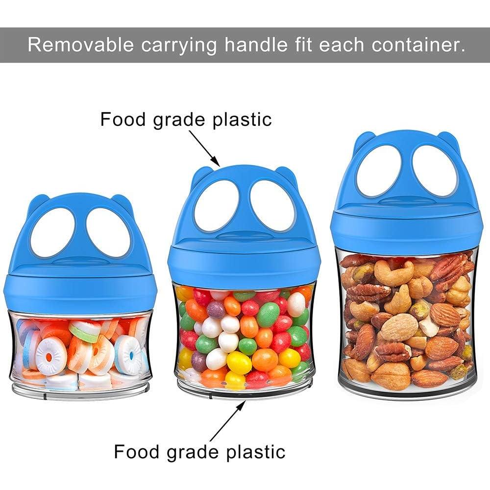 Tarros de Snack Apilables BeneLabel 3 Piezas 793.79ml BPA Free