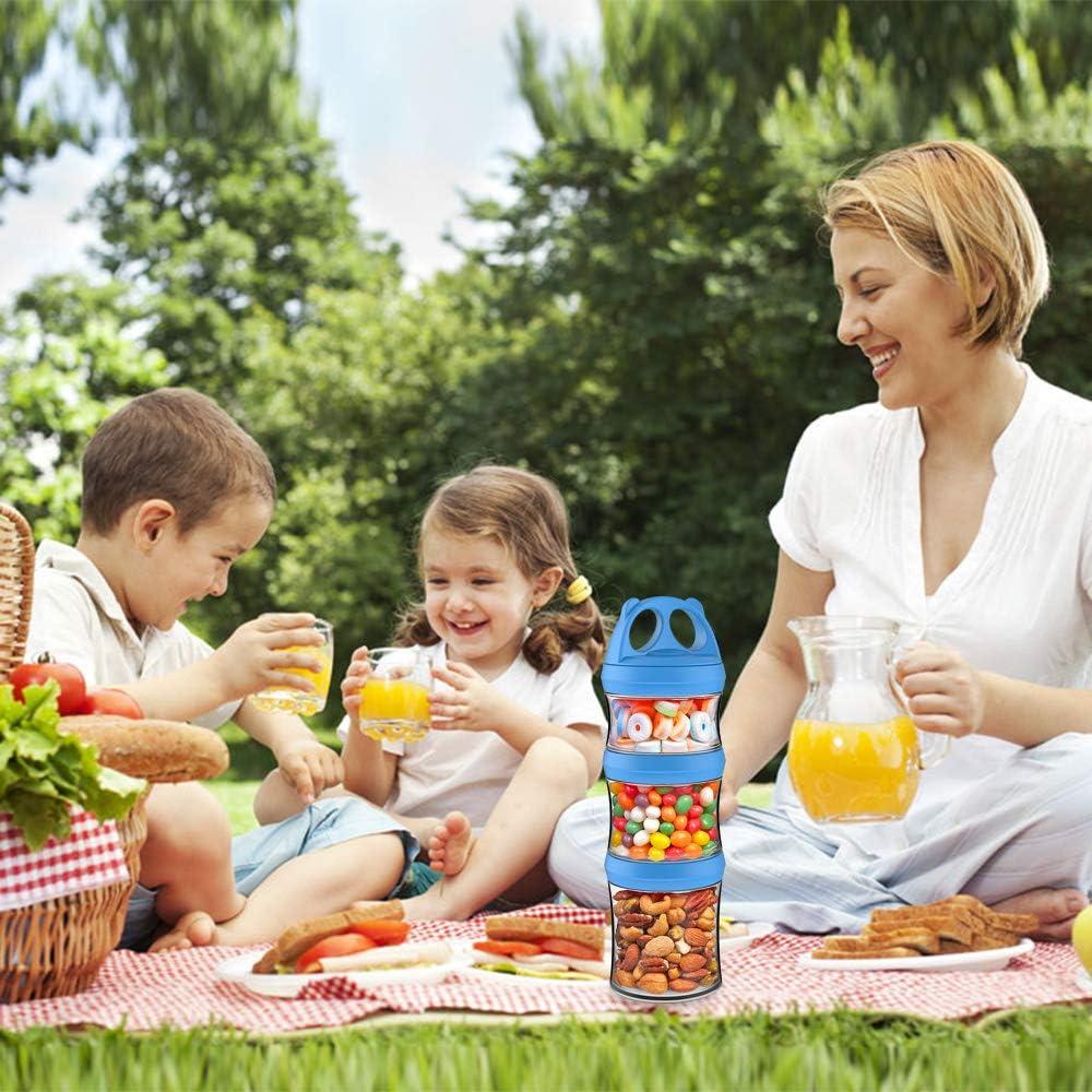 Tarros de Snack Apilables BeneLabel 3 Piezas 793.79ml BPA Free