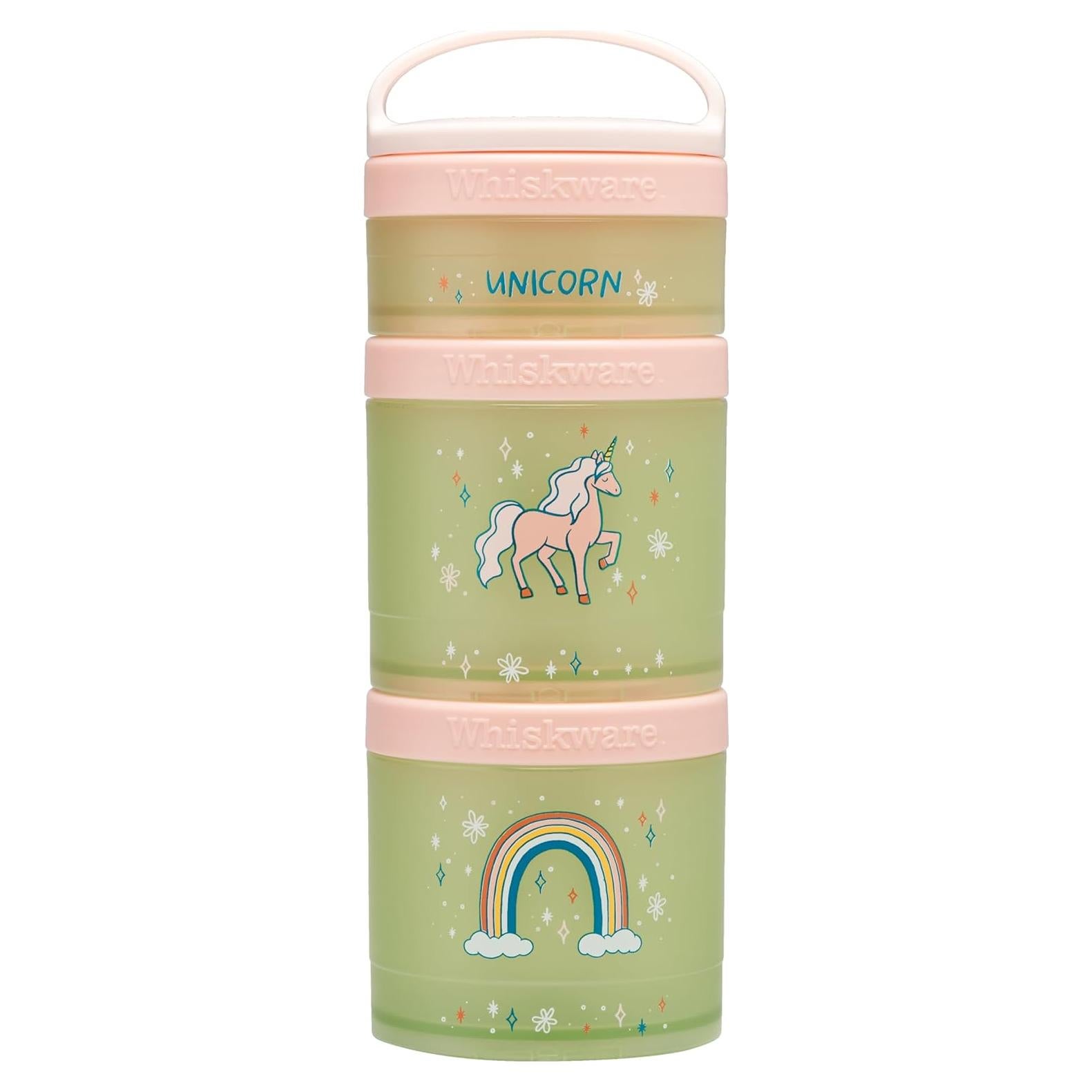 Contenedores Apilables Whiskware Unicornio para Snacks - 3 Tazas