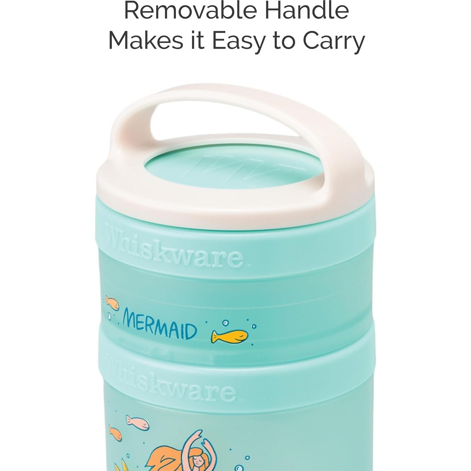 Contenedores Apilables Whiskware para Snacks Sirena 3 Tazas