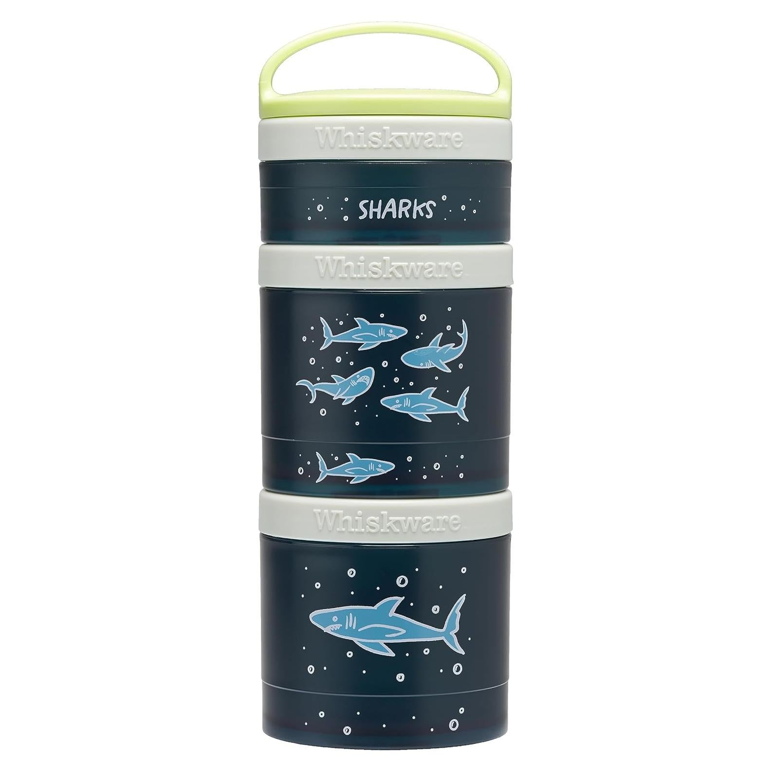 Contenedores Apilables Whiskware para Snacks Niños 3 Tazas