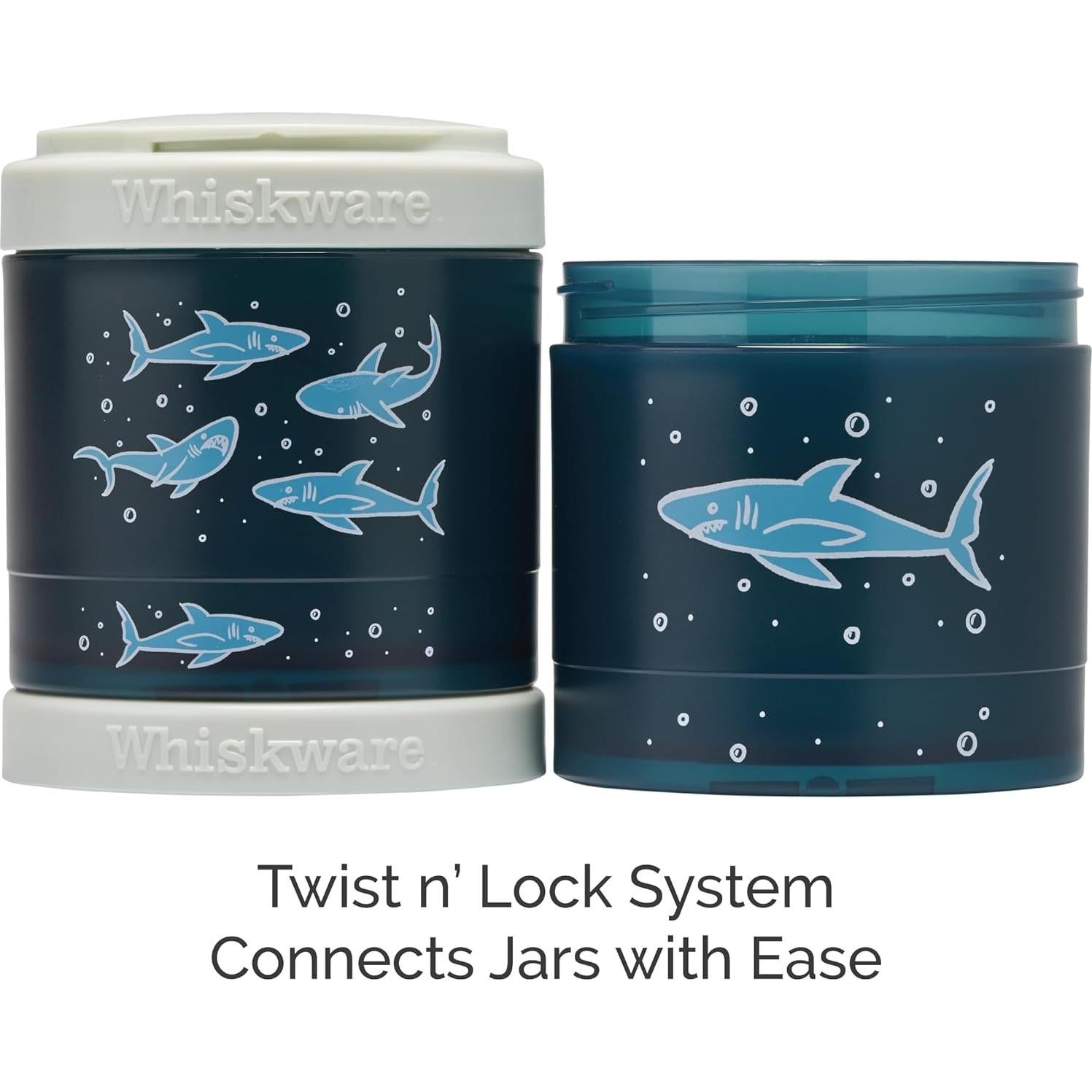 Contenedores Apilables Whiskware para Snacks Niños 3 Tazas