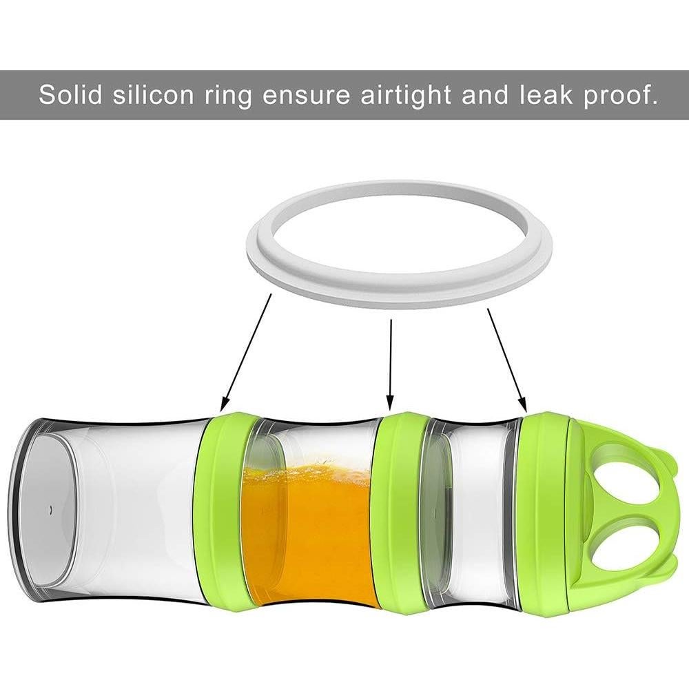 Contenedores de Almacenamiento SELEWARE 28oz Apilables y A Prueba de Fugas