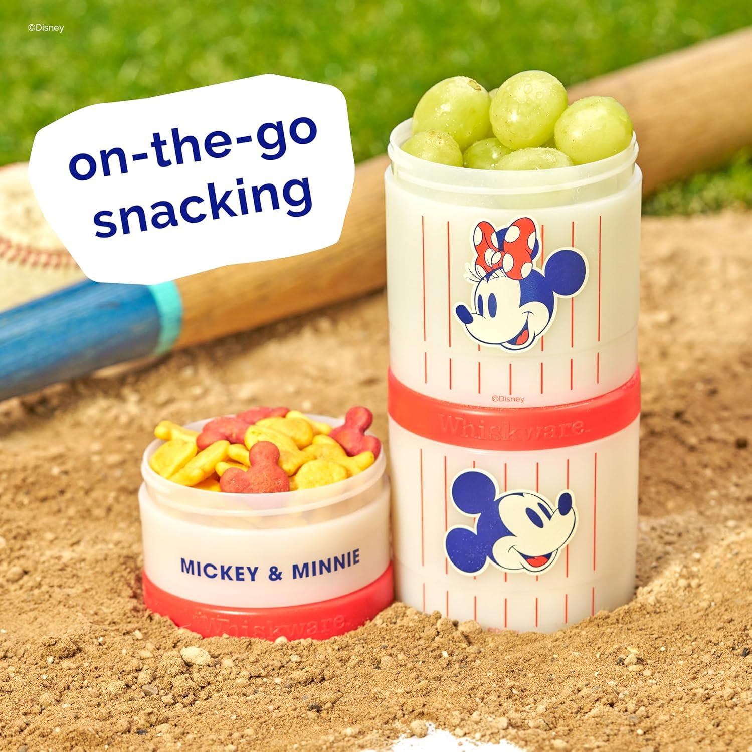 Contenedores apilables Whiskware Mickey Mouse 3 tazas 632 ml