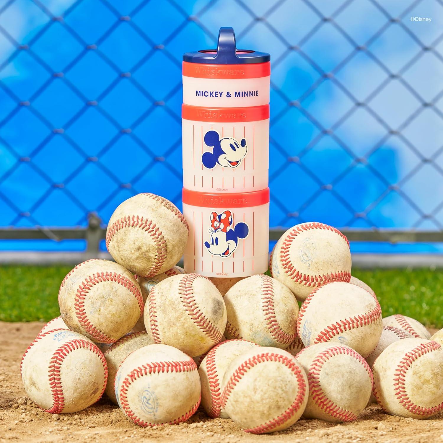 Contenedores apilables Whiskware Mickey Mouse 3 tazas 632 ml