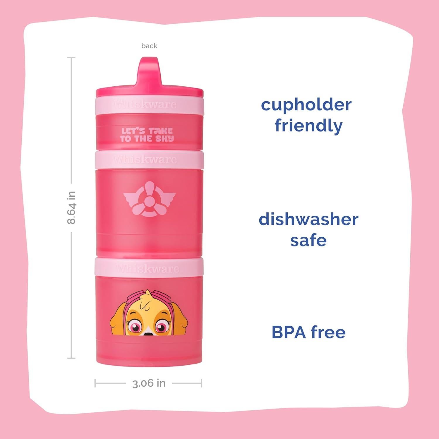 Contenedores apilables Whiskware Paw Patrol 3 tazas 79-237 ml