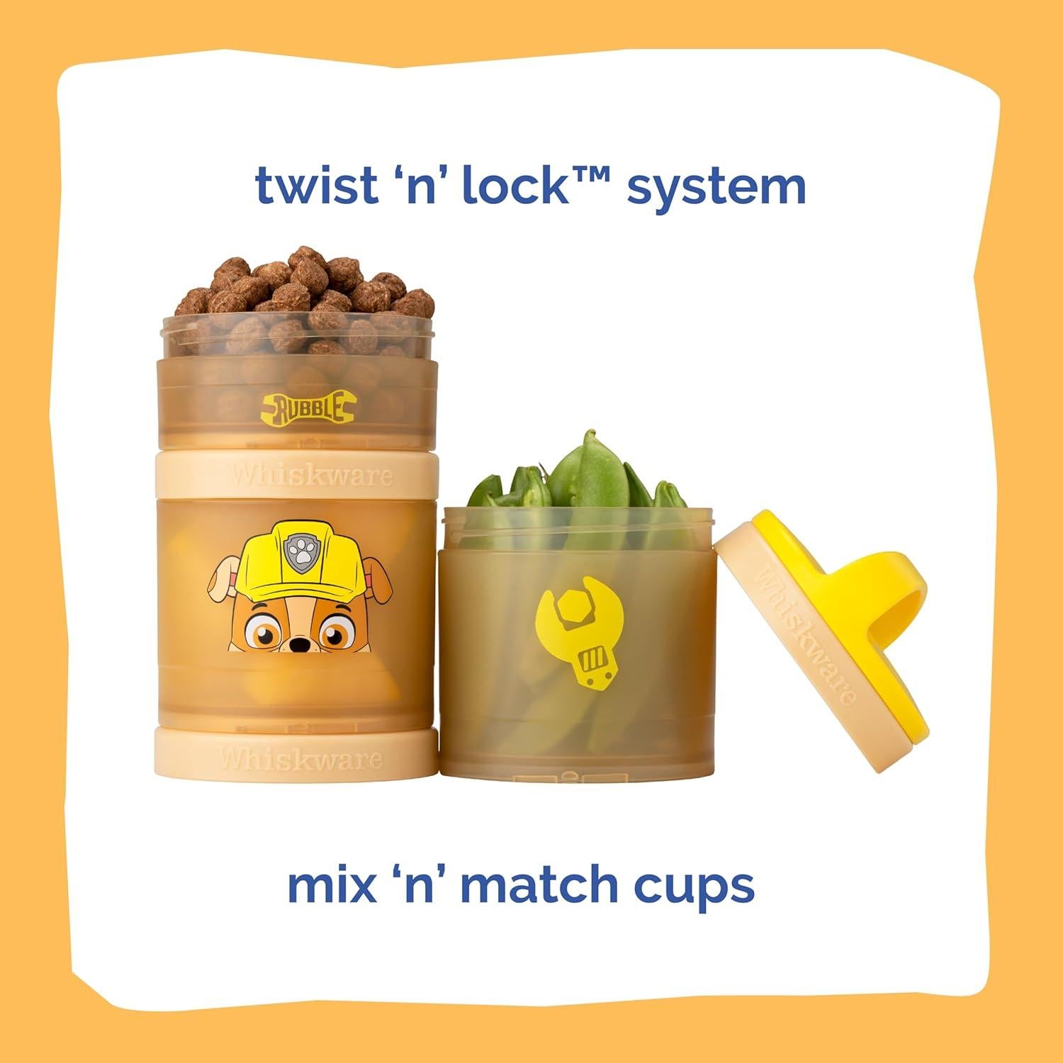 Contenedores apilables Whiskware Paw Patrol 3 tazas 632 ml