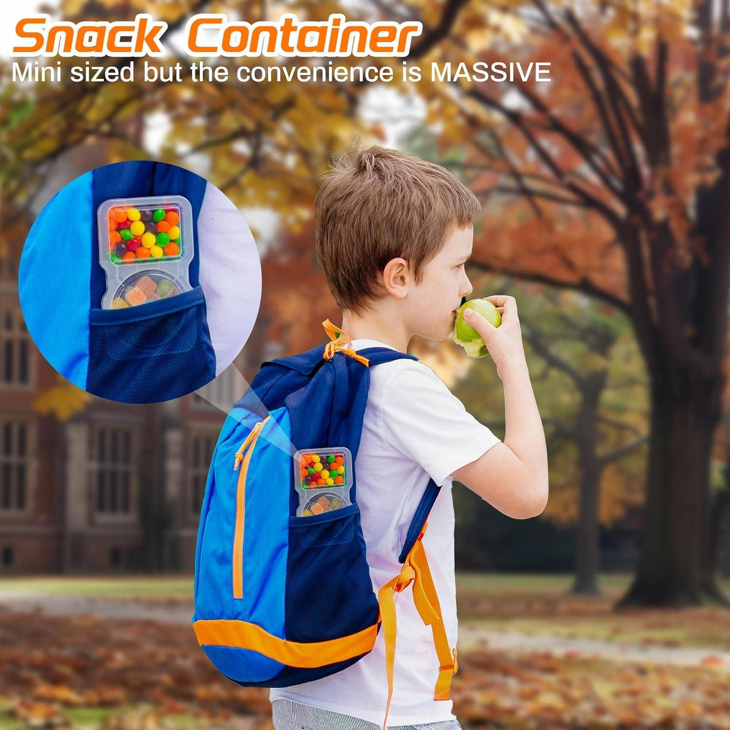 24 Recipientes Reutilizables ALFEVA con Tapas y 10 Tenedores