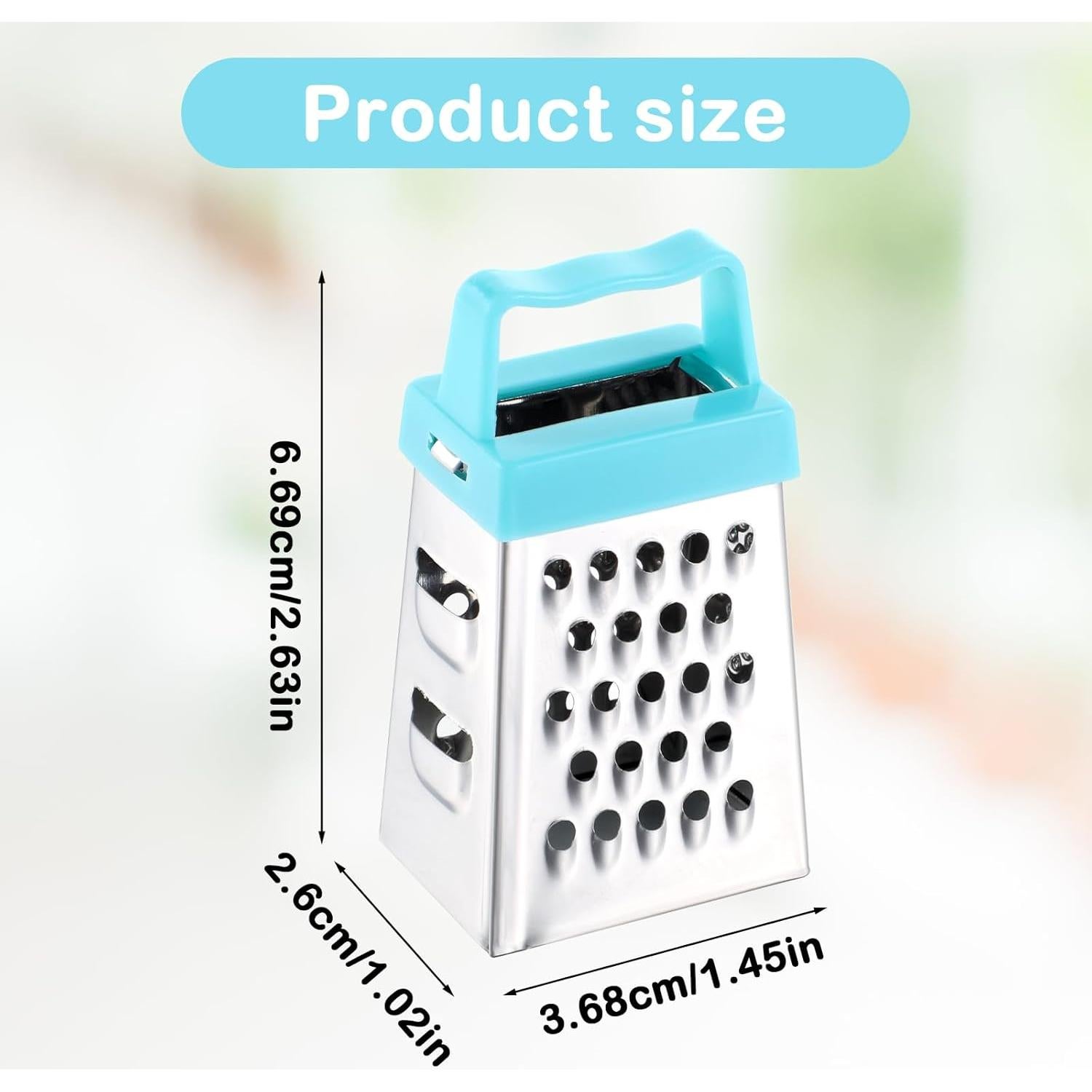 Set de 3 Mini Ralladores de Acero Inoxidable AOZUO