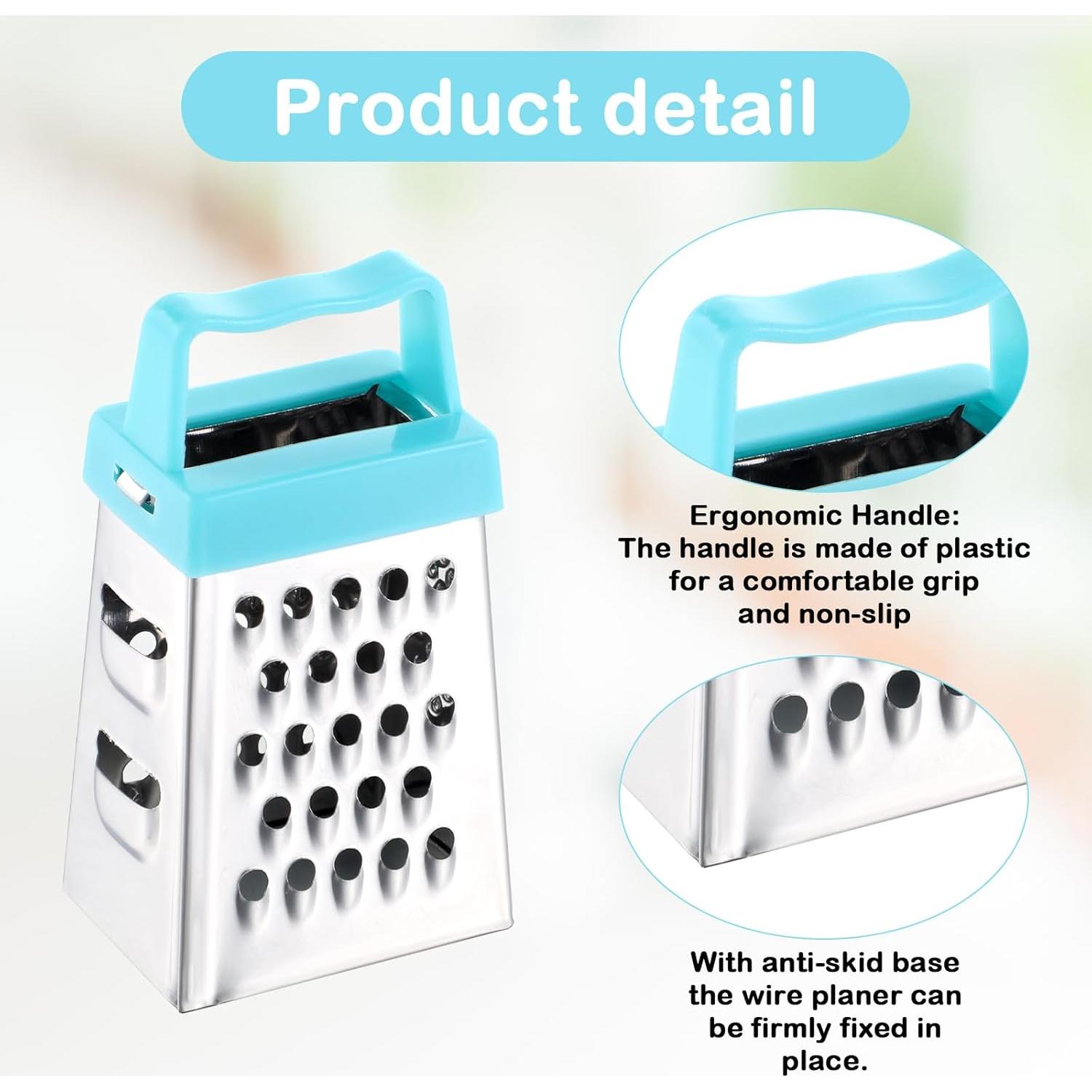 Set de 3 Mini Ralladores de Acero Inoxidable AOZUO