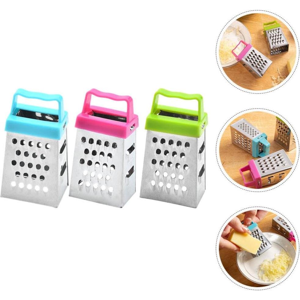Rallador de Queso Mini Ciieeo de Acero Inoxidable 6 Piezas