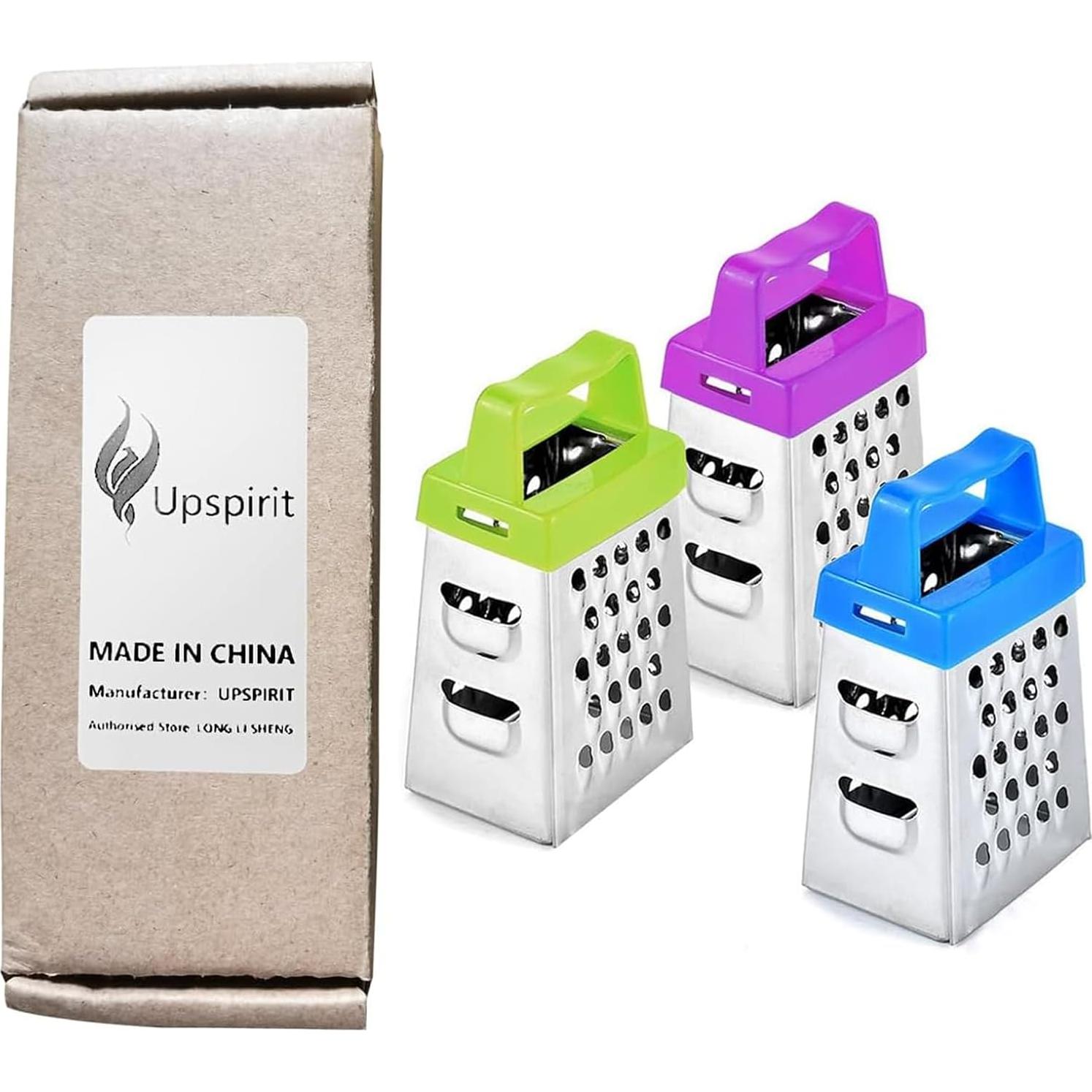 Mini Rallador de Queso GOODFEER - Acero Inoxidable, 3 Piezas