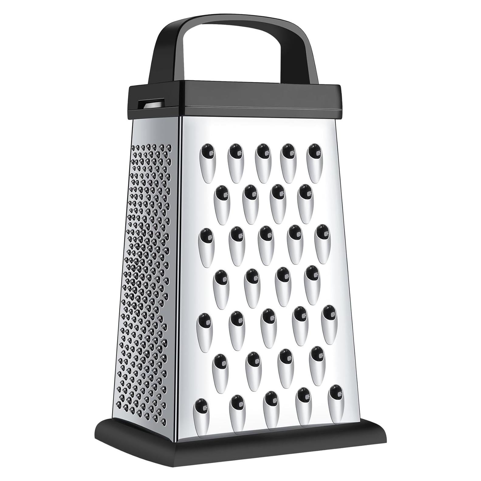 Rallador de Queso Kaishun Mini Acero Inoxidable 4 Lados Negro