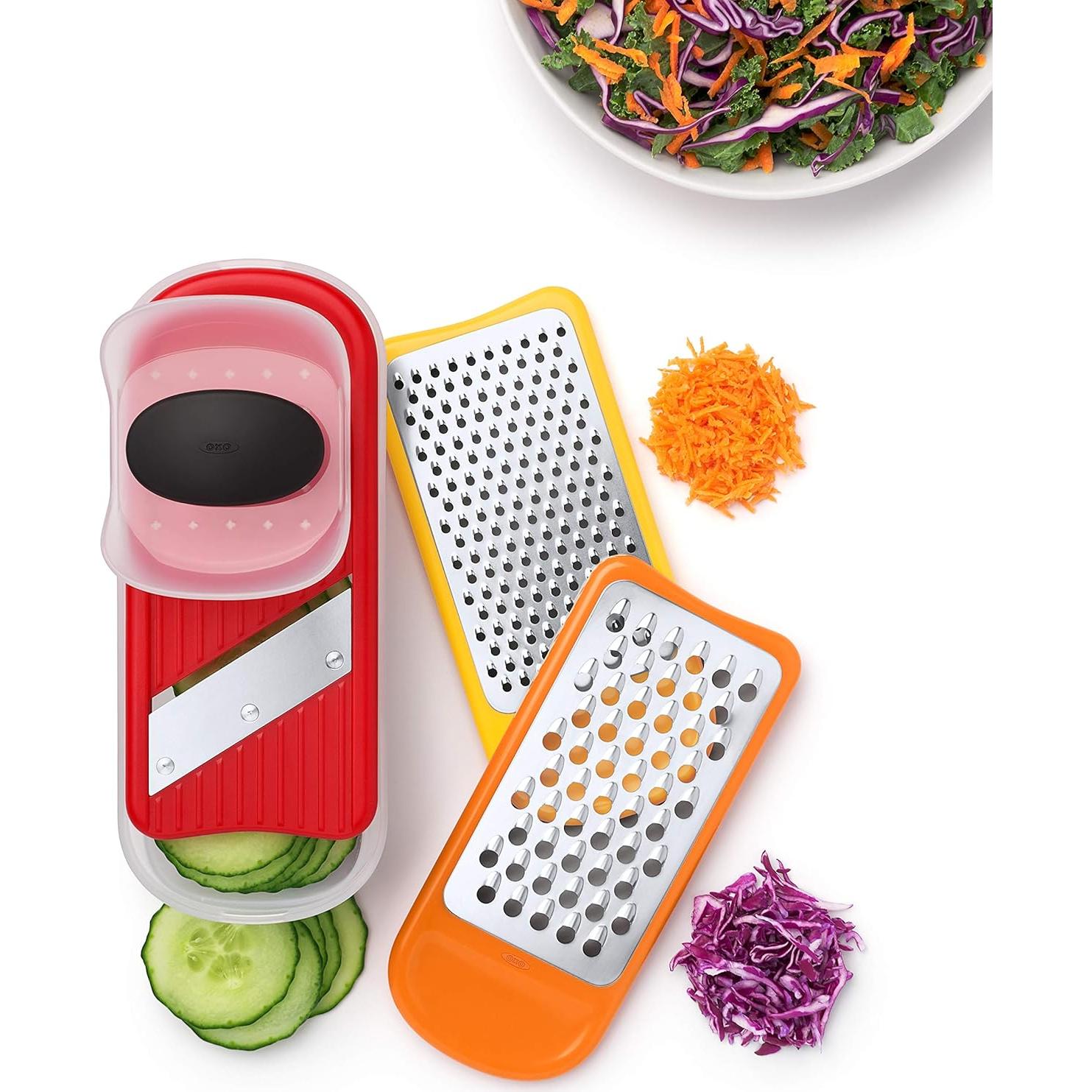 Set Mini Rallar y Cortar OXO Good Grips - 3 Piezas