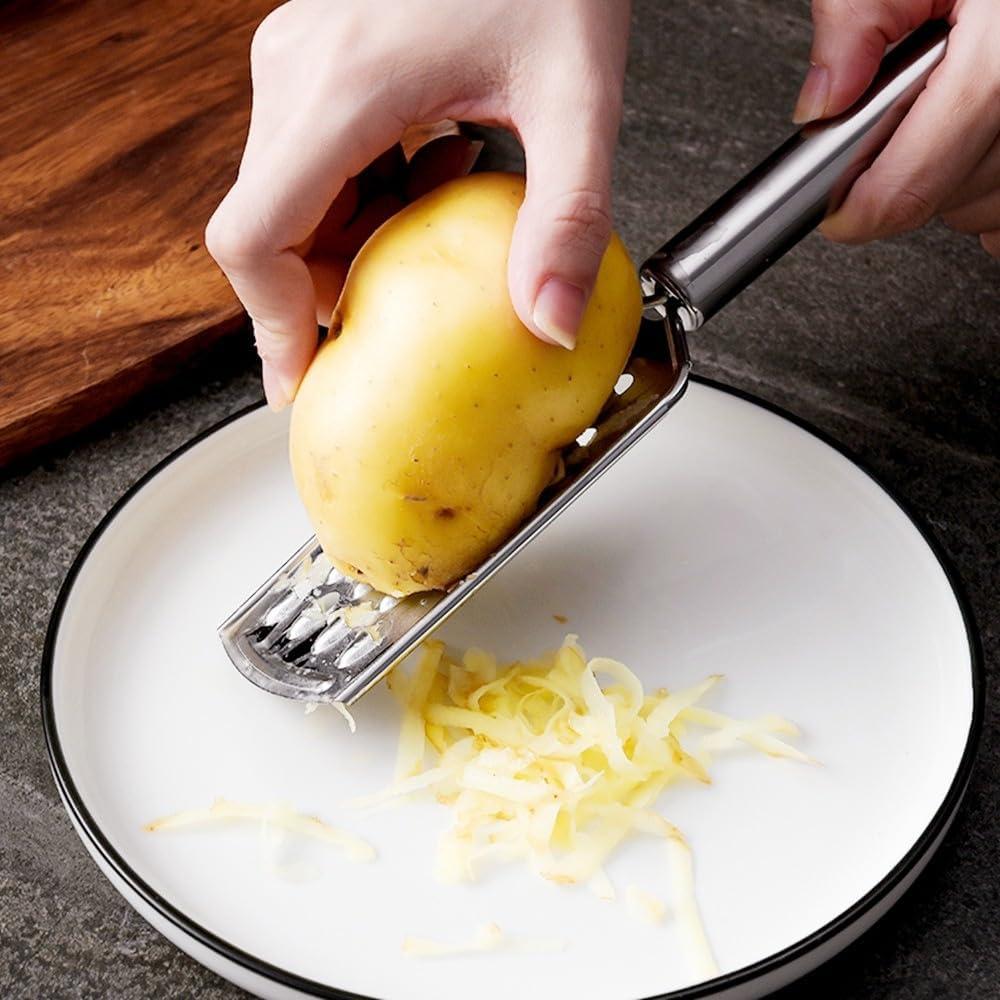 Rallador de Queso WENHUAZAI de Acero Inoxidable 2 Pcs