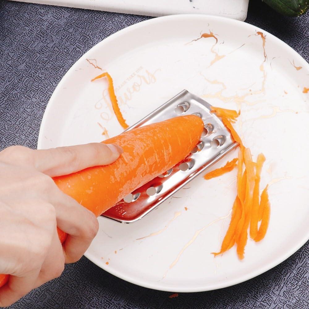 Rallador de Queso WENHUAZAI de Acero Inoxidable 2 Pcs