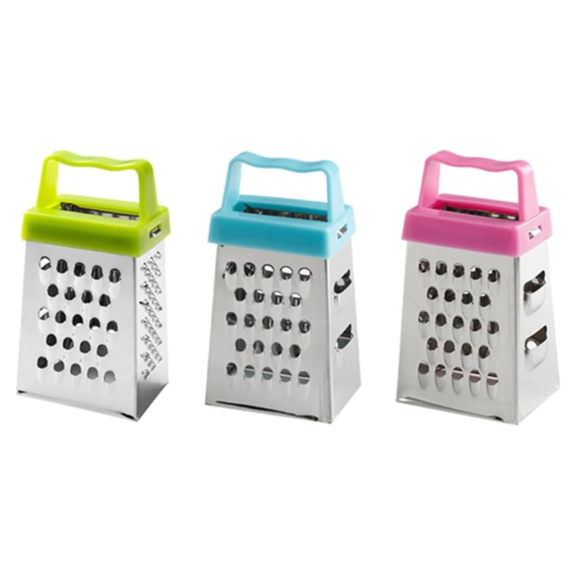Mini Rallador de Queso AISIBO 3PCS Acero Inoxidable Compacto