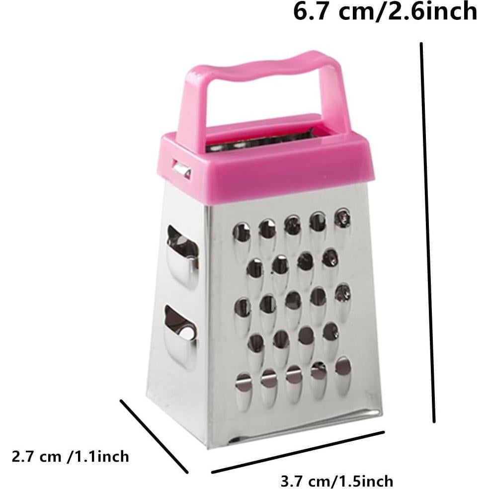 Mini Rallador de Queso AISIBO 3PCS Acero Inoxidable Compacto