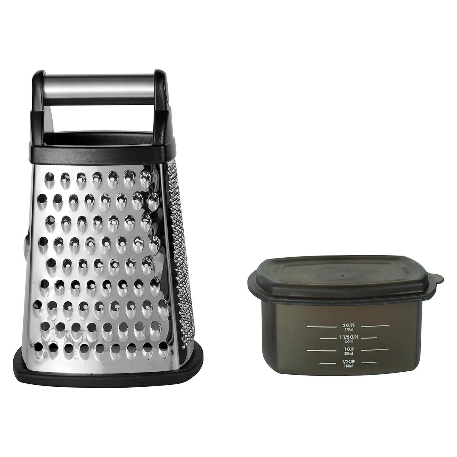 Rallador de caja KitchenAid de acero inoxidable 4 lados 25.4 cm