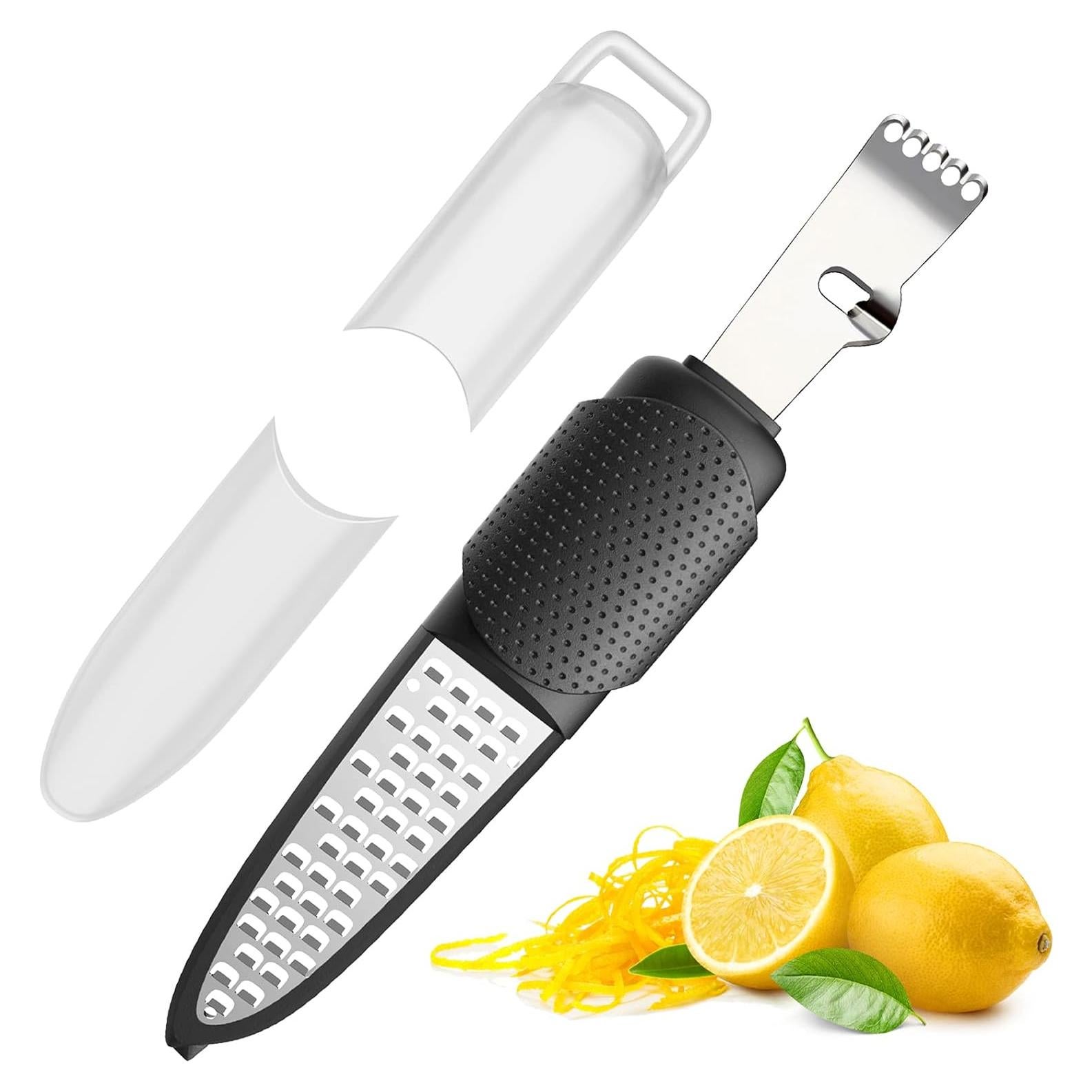 Rallador de Cítricos 4 en 1 Pisol - Acero Inoxidable, Apto Lavavajillas