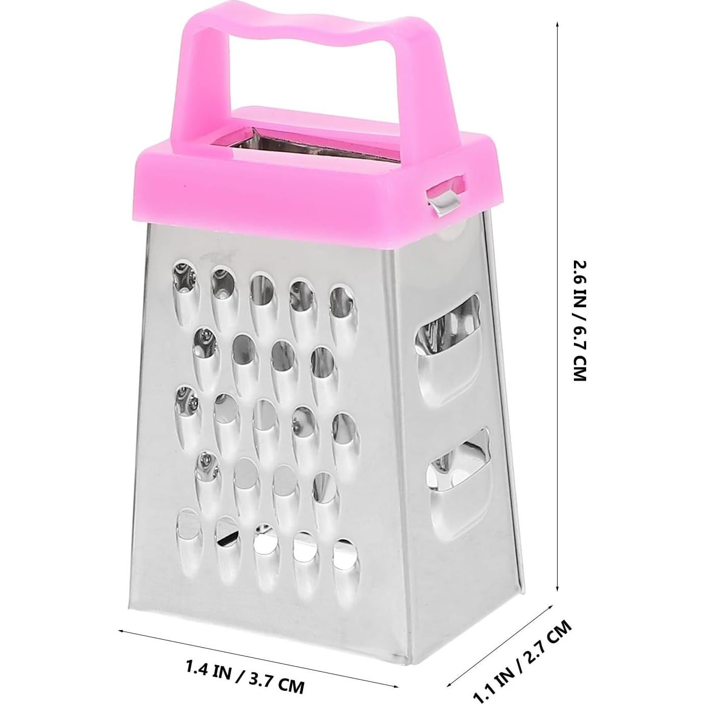 Mini Ralladores de Queso Amosfun Acero Inoxidable 6 Piezas