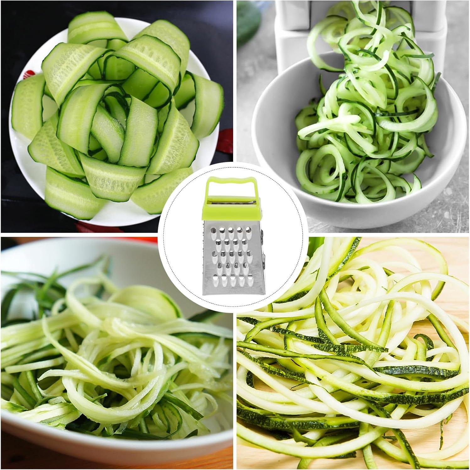 Mini Ralladores de Queso Amosfun Acero Inoxidable 6 Piezas