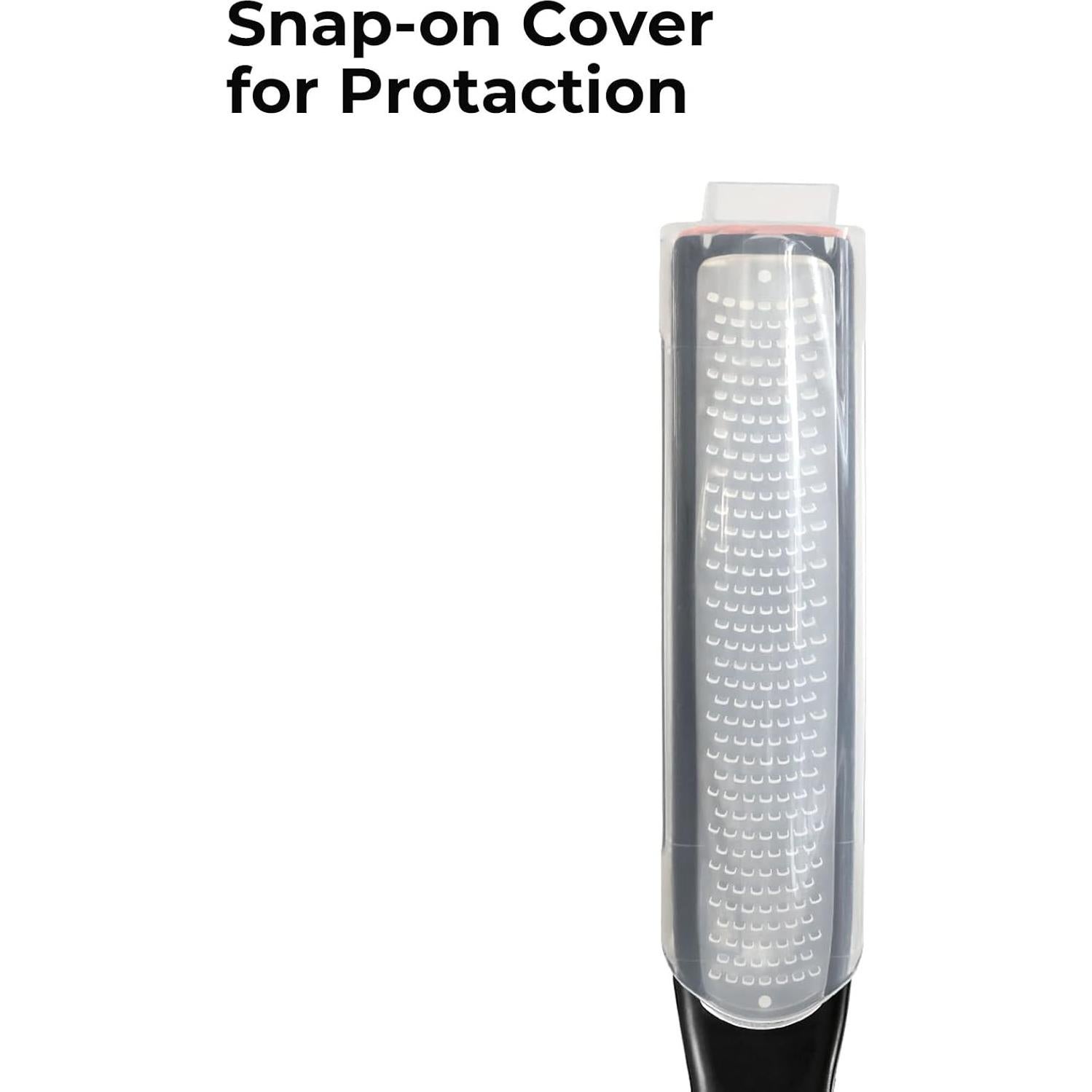 Rallador y Zester Cohesion Acero Inoxidable 2 en 1 Antideslizante