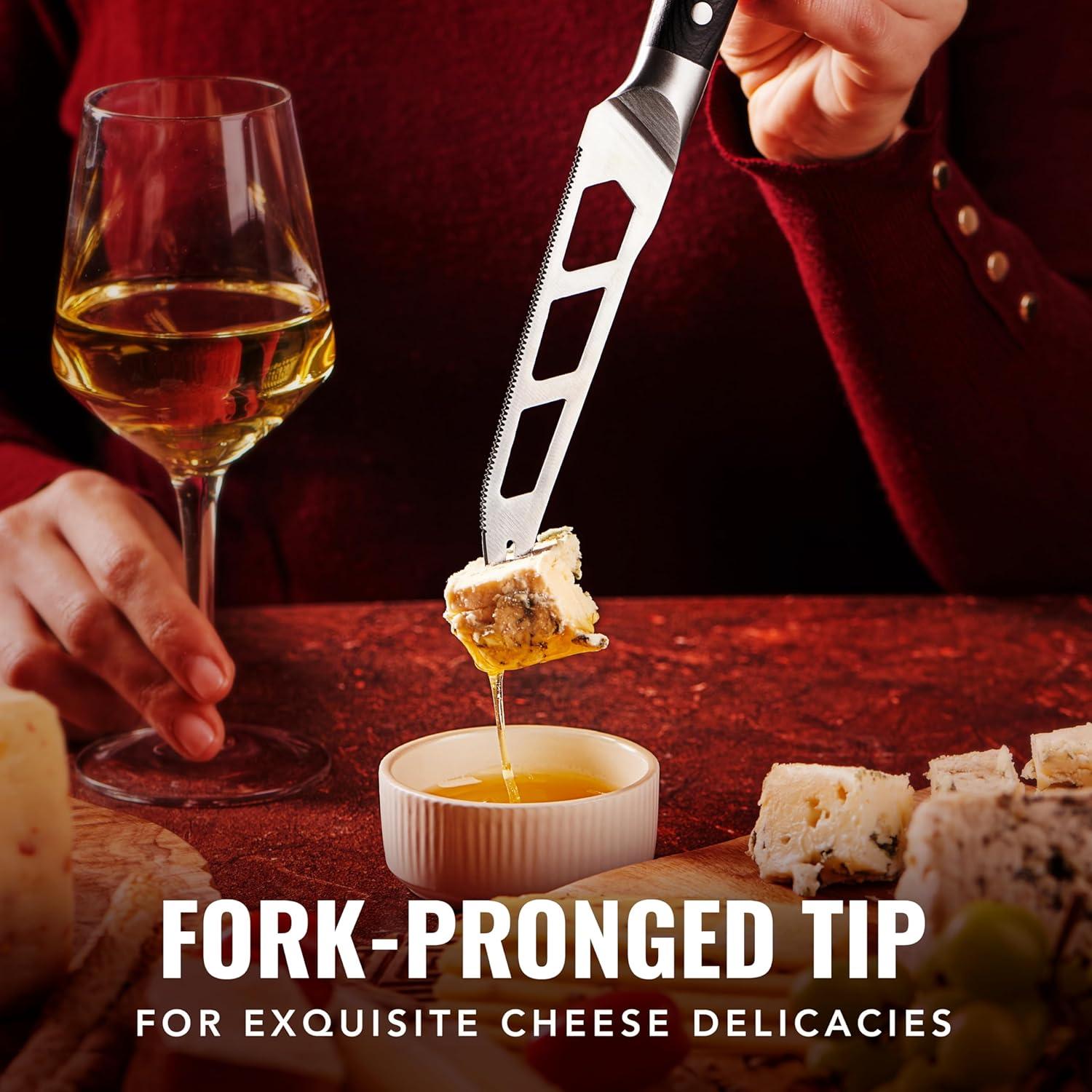 Cuchillo para Queso Cutluxe 12.7 cm Acero Alemán Antiadherente