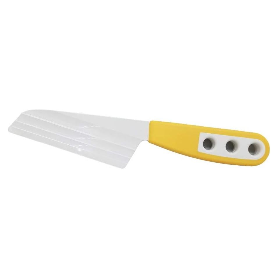 Cuchillo para Queso OKP2 Amarillo Acero Inoxidable 20.32 cm
