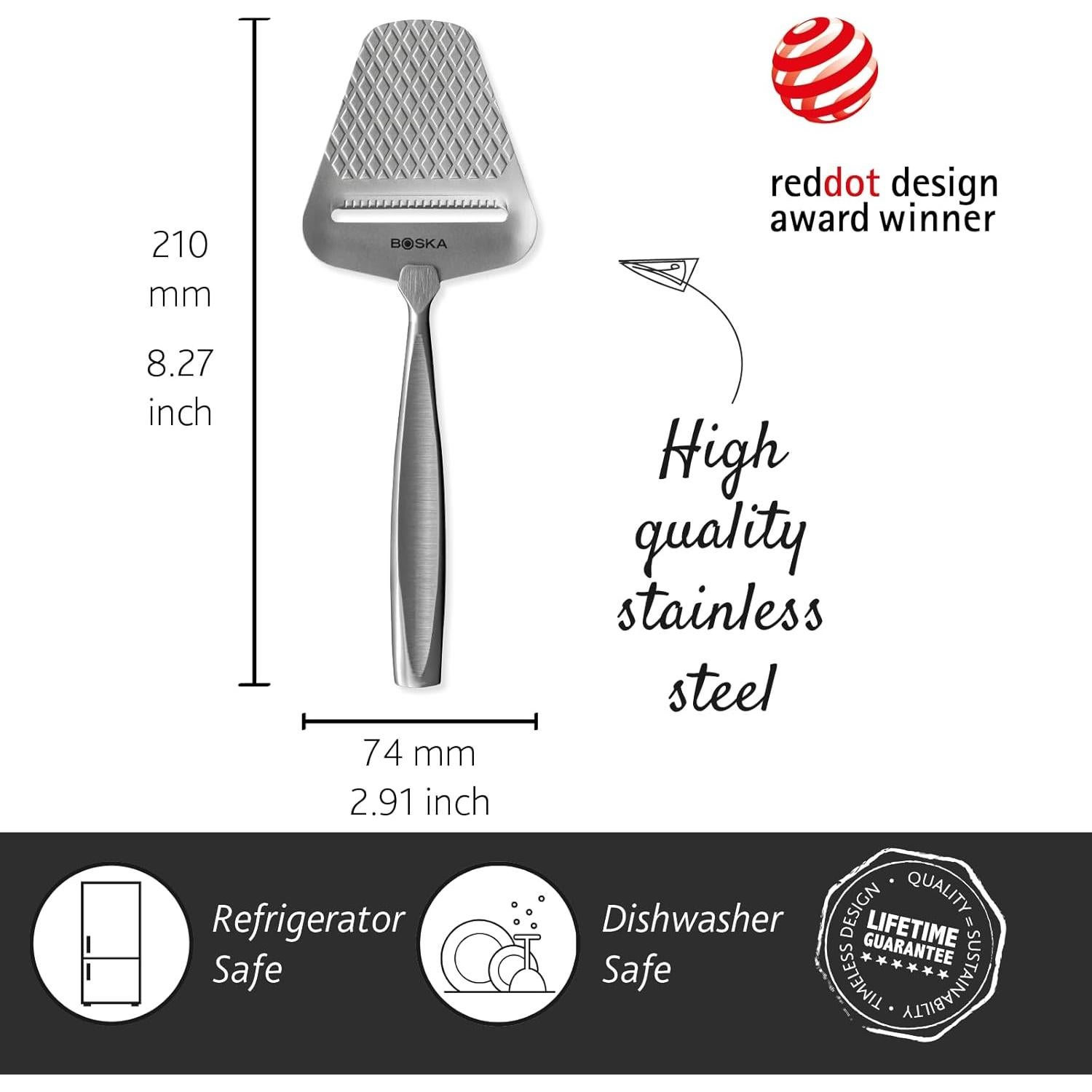 Cortador de Queso BOSKA Monaco+ Acero Inoxidable 205mm