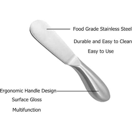 Juego de cuchillos para untar Sweetfamily 6 piezas acero inoxidable