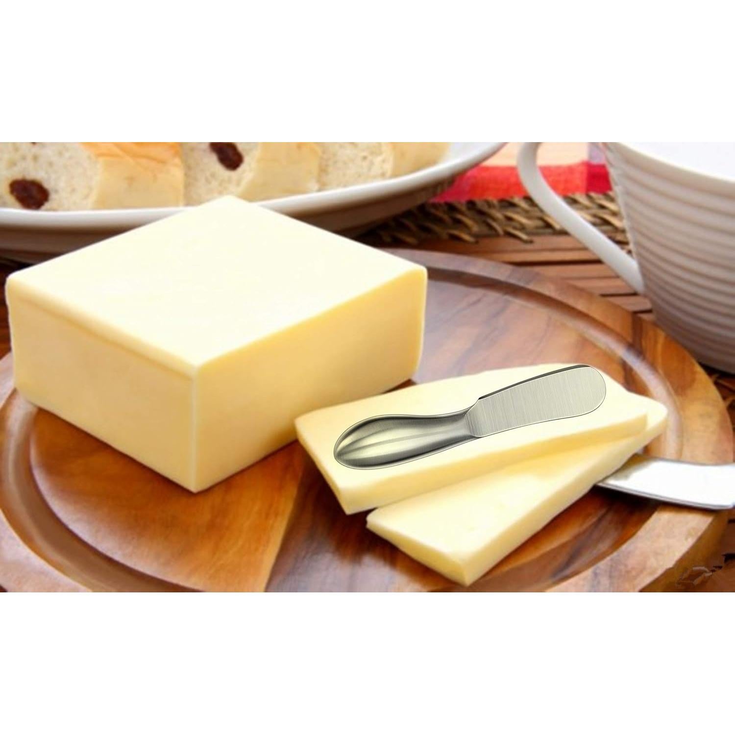 Juego de cuchillos para untar Sweetfamily 6 piezas acero inoxidable